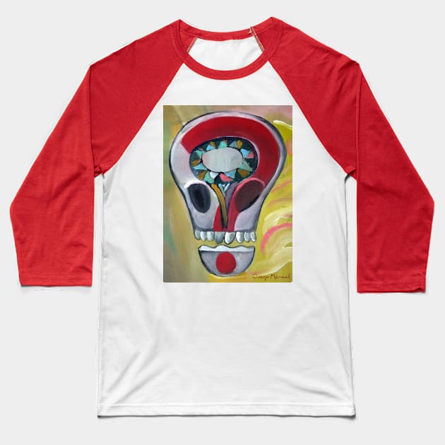 Skull Baseball T-Shirt by diegomanuel